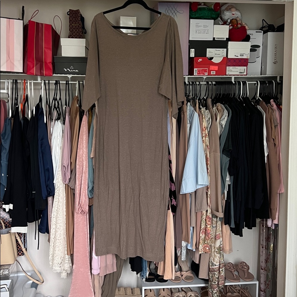 NWOT Free People FP Beach Brown Maxi Dress Size: Small